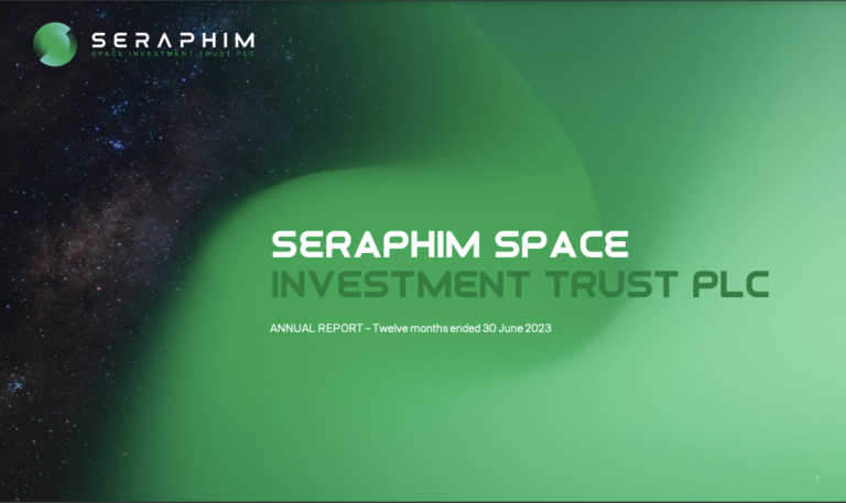 Seraphim Space Investment Trust Annual Report Ended 12 months to 30th June 2023 – Manager Video